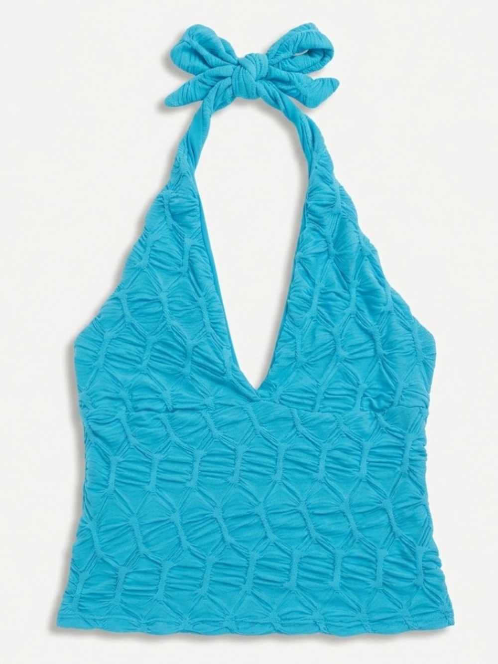 Blue Halter crop top🩵